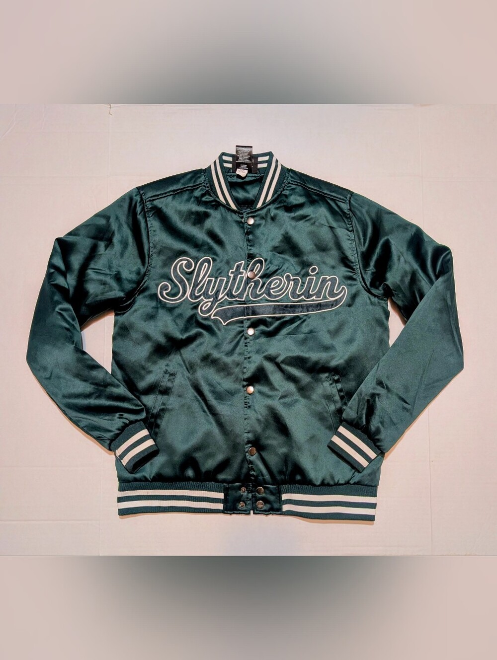 Harry Potter Slytherin Bomber Green Jacket Box Lunch Exclusive Size XS